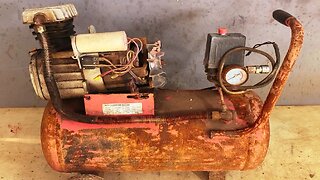 Restoration Old Rusty Air Compressor Machine | How to Repair Air Compressor