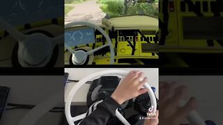 Logitech custom truck steering wheel #shorts #ets2