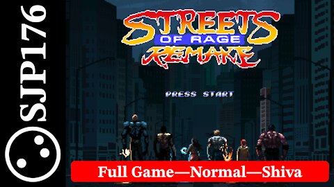 Streets of Rage Remake—Uncut No-Commentary Casual Playthrough (2)—Full Game