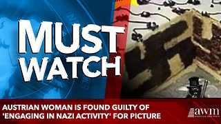 Austrian woman is found guilty of 'engaging in Nazi activity' for picturea