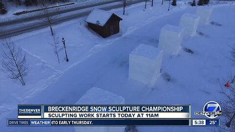 Breckenridge Snow Sculpture Championships start today