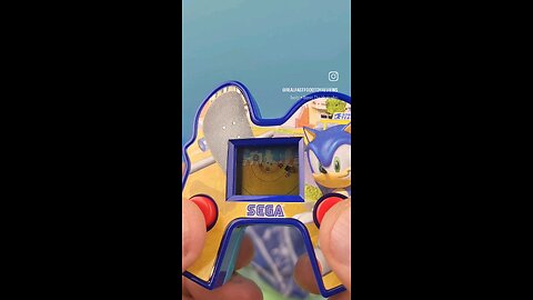 Sega Sonic the Hedgehog mini hand held video game McDonald's