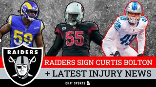 Las Vegas Raiders Sign A LB + More Training Camp News & Injury Notes