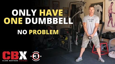 Only Have One Dumbbell, No Problem | Workout | Coaching with Clark