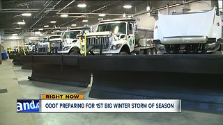 Ready, Set, Snow: ODOT prepares for season's first major winter storm