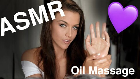 ASMR Coconut Oil Hand Massage! Highly sensitive microphone! Soft whisper!