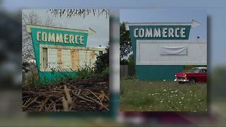 New life for Commerce Township drive-in sign