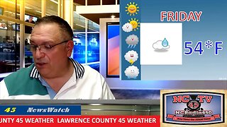 NCTV45’S LAWRENCE COUNTY 45 WEATHER TUESDAY MARCH 28 2023