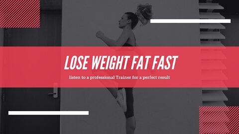 Healthy Workout! Lose fat fast.