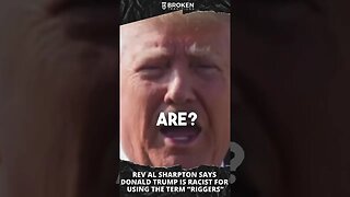 Rev Al Sharpton calls Donald Trump Racist for using the term “Riggers” #shrots