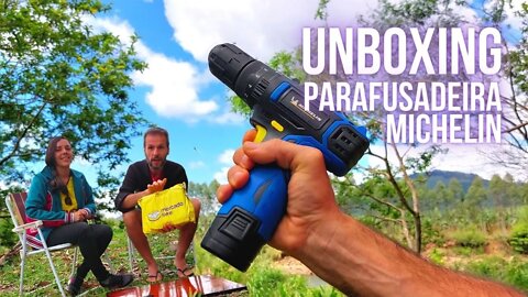 UNBOXING/REVIEW Compramos uma parafusadeira Michelin para trabalhar morando na estrada