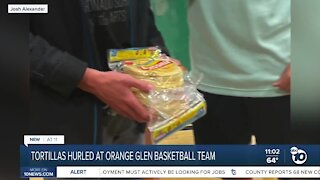 Tortillas hurled at Orange Glen basketball team