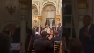 MAR-A-LAGO Rudy Giuliani Flashes crowd at President Trumps Vernon Jones fundraiser 3-18-22