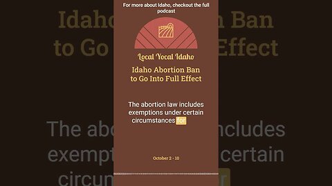 Federal Appeals Court Rules Idaho Abortion Ban Can Go Into Effect