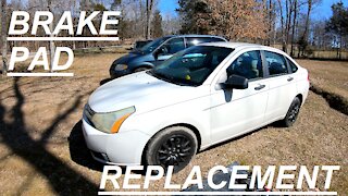 Replace Brake Pads 2010 Ford Focus