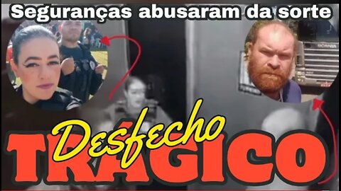 Caminhoneiro apanha de seguranças até sangrar e toma atitude radical no Paraná