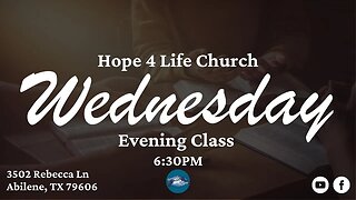 Wednesday Evening Class 09/20/2023