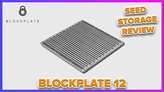 Blockplate 12 | Seed Phrase Wallet Review