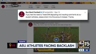 ASU says social media attacks on players are crossing the lines