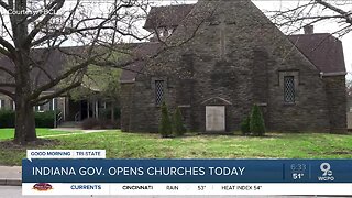 IN governor says churches 'most responsible,' may operate at full capacity