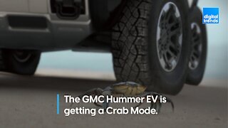 The GMC Hummer EV is getting a Crab Mode.
