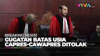 MK Tolak Gugatan Batas Usia Capres dan Cawapres