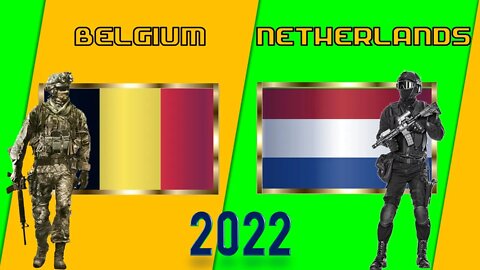 België VS Nederland Militaire Machtsvergelijking | Belgique VS Pays-Bas Comparaison de la puissance