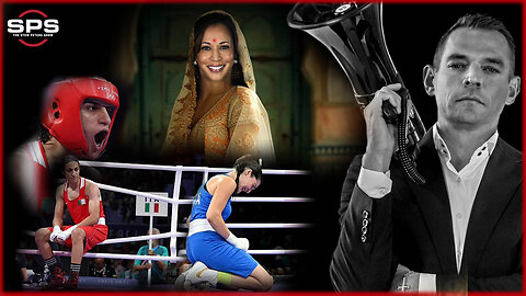 LIVE: Biological Male DESTROYS Female Boxer, Race IMPOSTER Kamala Pretends She's BLACK WOMAN