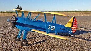 E-flite UMX PT-17 Stearman BNF WWII Warbird Biplane with AS3X Technology