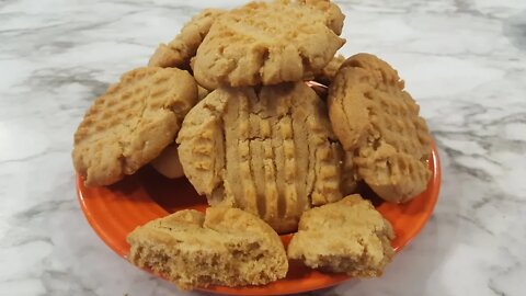 Peanut Butter Cookies (Quick Version - Recipe Only) The Hillbilly Kitchen