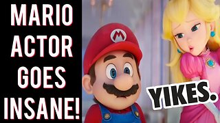 Super Mario Movie actor tries to TANK movie! Desperate Peach virtue signal BACKFIRES!
