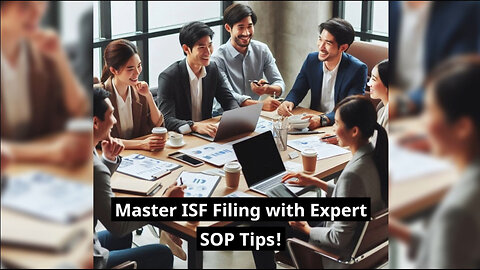 Optimizing ISF Filing: Mastering SOPs for Streamlined Customs Brokerage