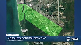 Mosquito spraying in Collier Co. Tuesday night