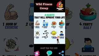 🔥Habits that will improve your life🔥#shorts🔥#wildfitnessgroup🔥6 January 2023🔥