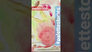 day80 #palettestories #teaser #spring #aspen #sunrise #watercolorpainting #100dayproject2023