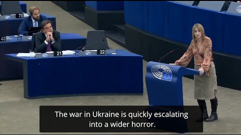 Clare Daly MEP roasting the EU parliament and their warmongering over Ukraine