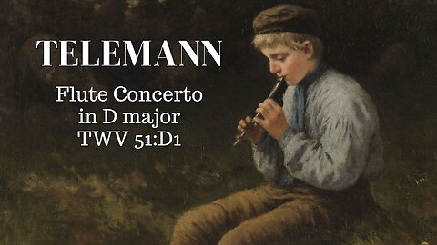 G.P. Telemann: Flute Concerto in D major [TWV 51:D1]