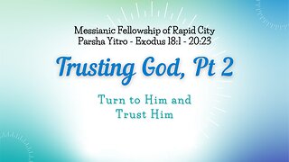 Trusting God Part 2