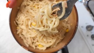 How to Make Tuna Mayo Sweetcorn Spaghetti | Granny's Kitchen Recipes