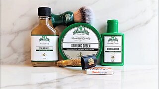 Stirling Soap Co. Green set First Try, with Dublin Shaving Co. Set