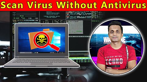 How To Scan Virus Without Antivirus | Bina Antivirus Ke Computer Se Virus Kaise Hataye | In Hindi