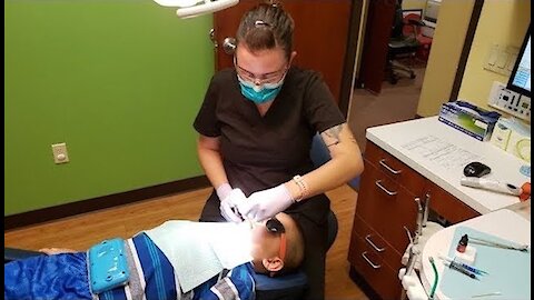 Going To The Dentist: Getting Sealant In My Teeth