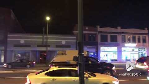 Police chase stolen tank || Viral Video UK