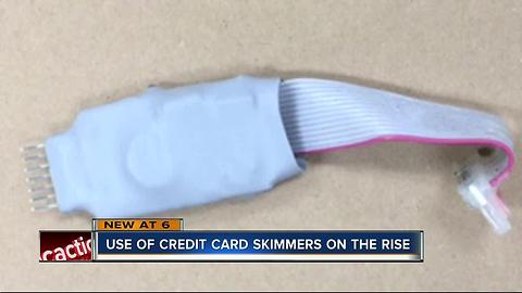 New numbers show the use of credit card skimmers are on the rise
