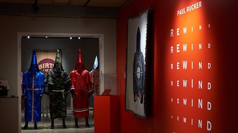 This Art Exhibit Explores Power And Features Colorful KKK Robes