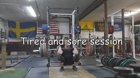 Weightlifting Training - Tired and Sore Session