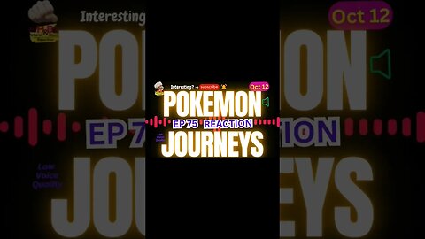 Pokemon Journeys Anime EP 75 Reaction Theories | Harsh&Blunt Voice Short