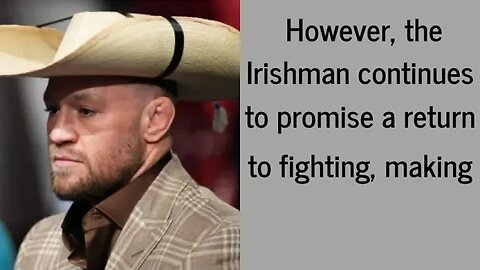 Conor McGregor sends odd voicemail pleading for a BMF title fight in the UFC's return.