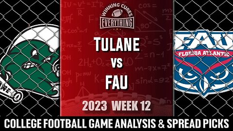 Tulane vs FAU Picks & Prediction Against the Spread 2023 College Football Analysis