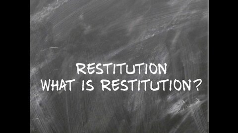 Restitution